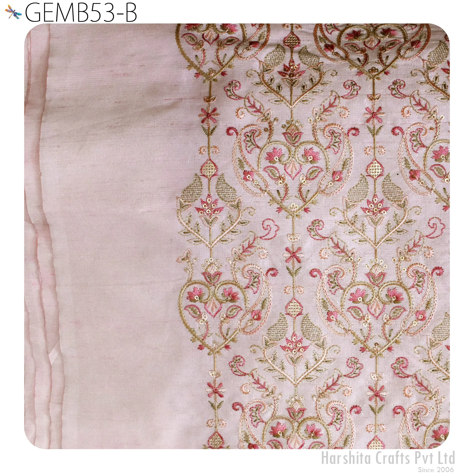 Wedding Woman Dresses Embroidery Viscose Fabric by the yard Sewing Crafting Embroidery Costumes Doll Bags Cushion Cover Quilting Home Décor