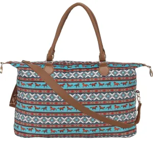 Weekender Bag Duffle Bag For Women Large Travel Tote Bag Overnight Weekend Bags With Shoulder Strap Cow Leopard Atzec…
