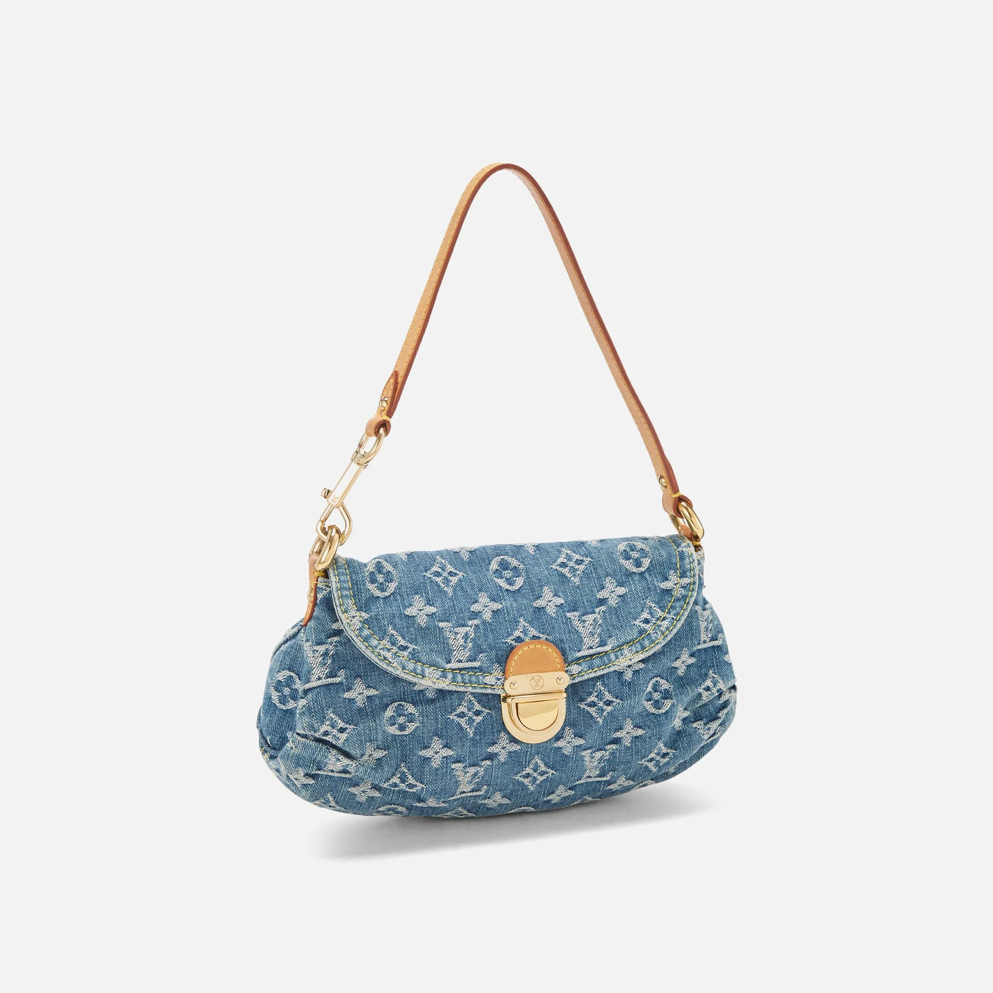WGACA Louis Vuitton Denim Pleaty Mini - Blue