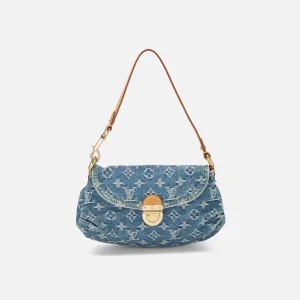 WGACA Louis Vuitton Denim Pleaty Mini - Blue