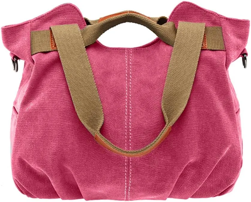 Women Ladies Bags Vintage Hobo Canvas Daily Purse Shoulder Tote Shopper Handbag