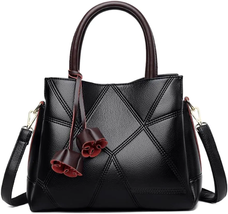 Women Petal-shaped Tassel Shoulder Crossbody Bags Fashion Top-handle Bag