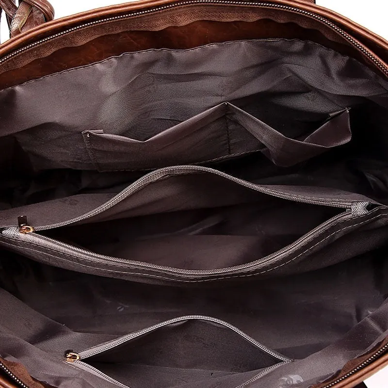 Women Tassel Handbag Luxury Oil Bolsa Feminina Designer Knitting Shoulder Bag