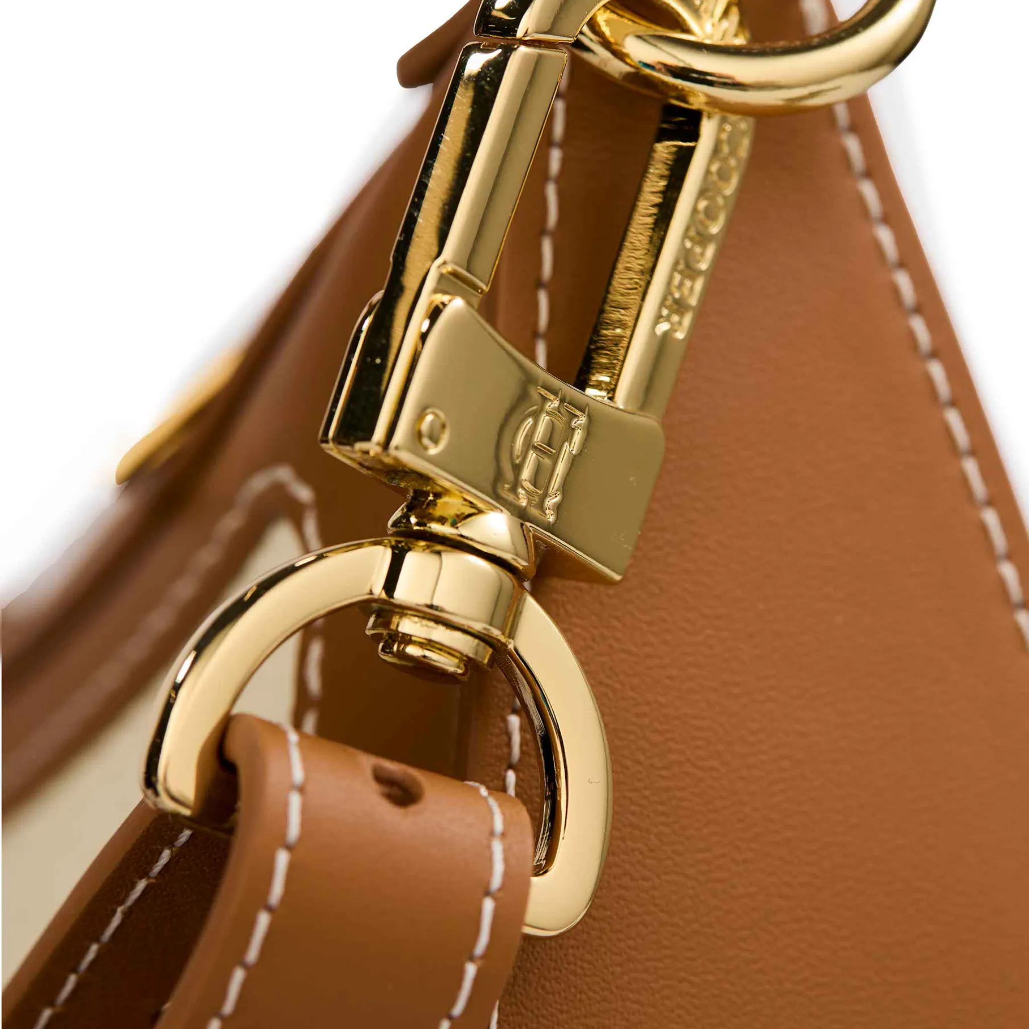 Womens Holland Cooper Tan Canvas City Shoulder Bag