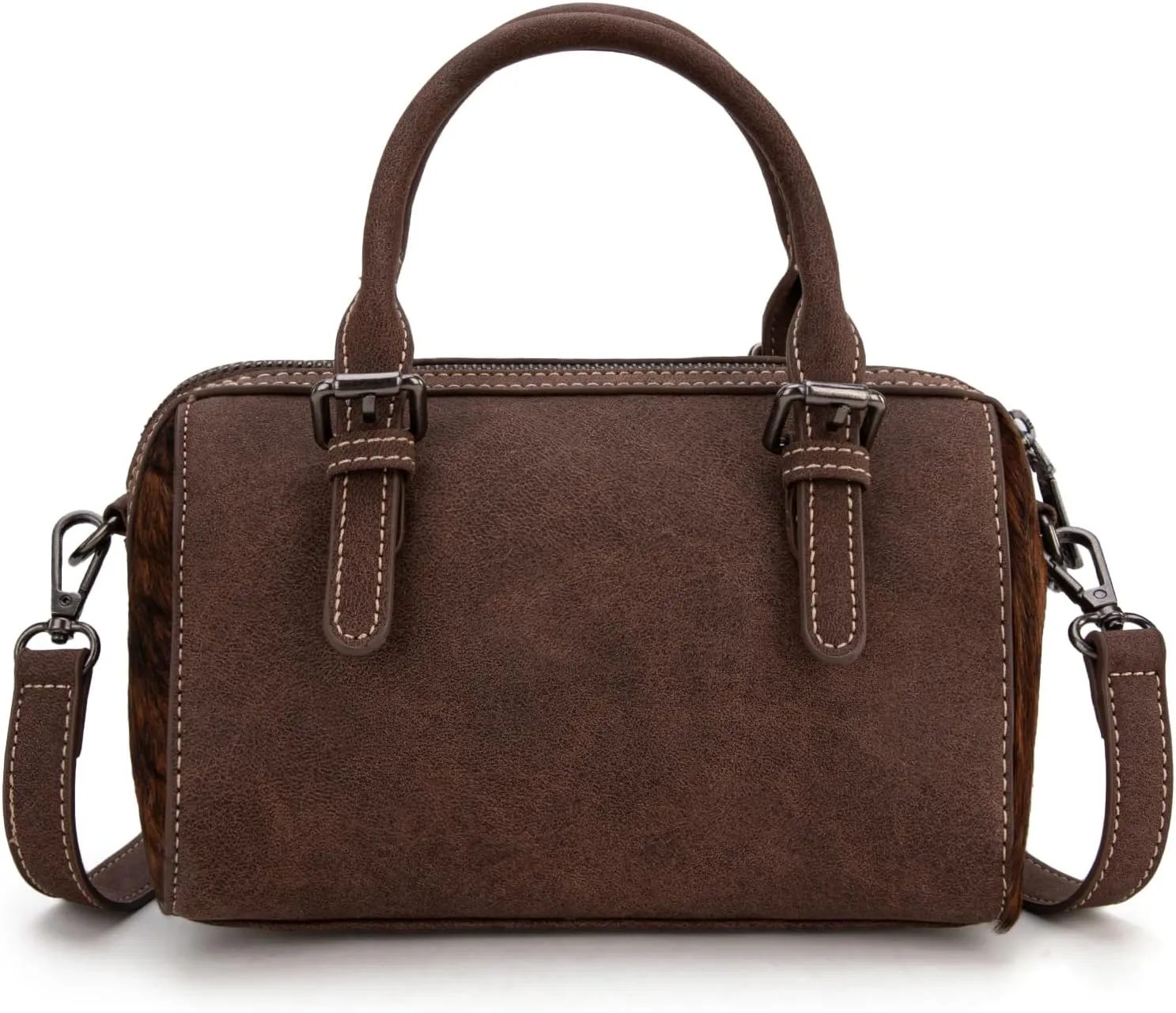 Wrangler Cowhide Crossbody Bags for Women Western Designer Top-handle Handbags