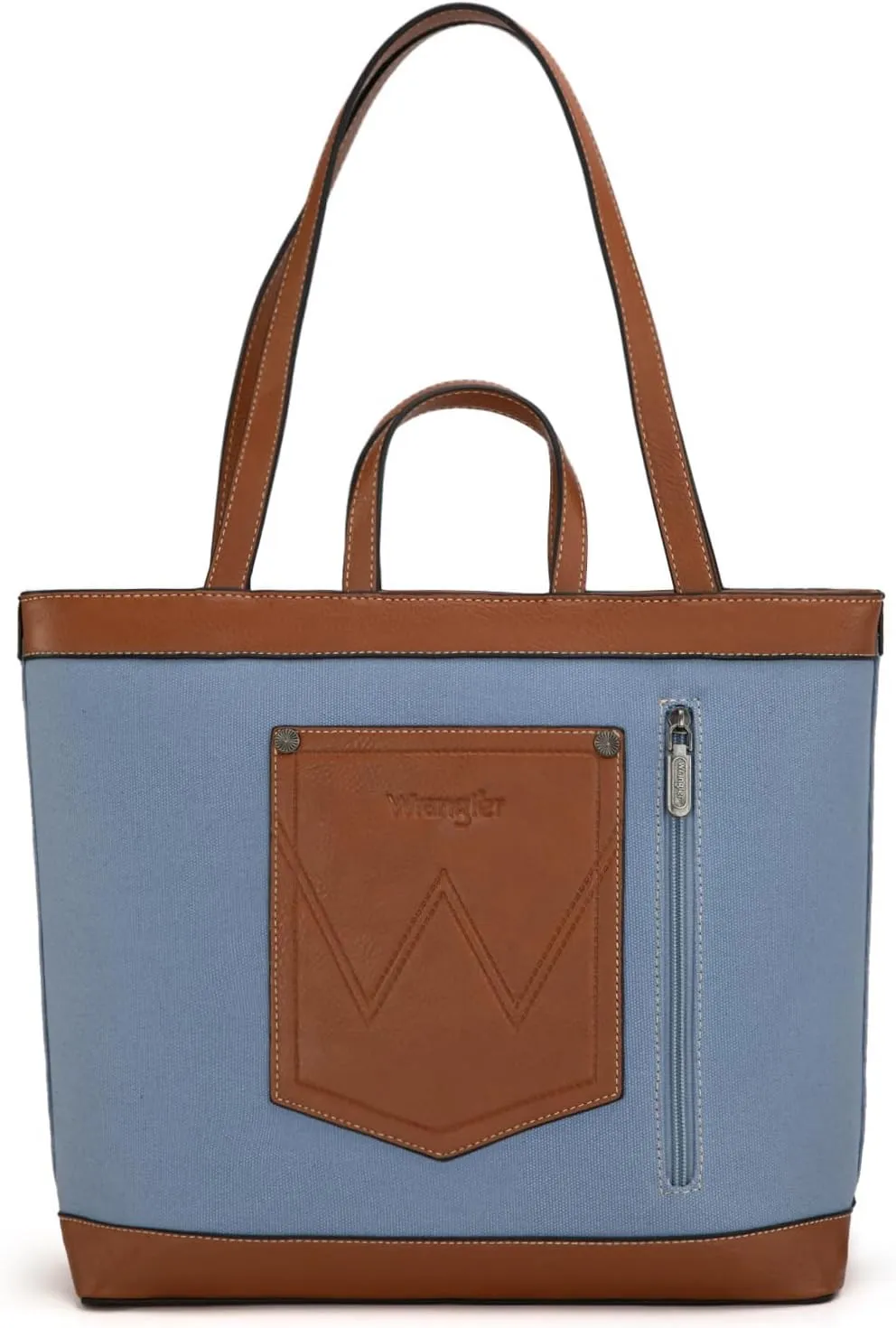 Wrangler Tote Bag for Women Vintage Top Handle Handbags and Shoulder Bag
