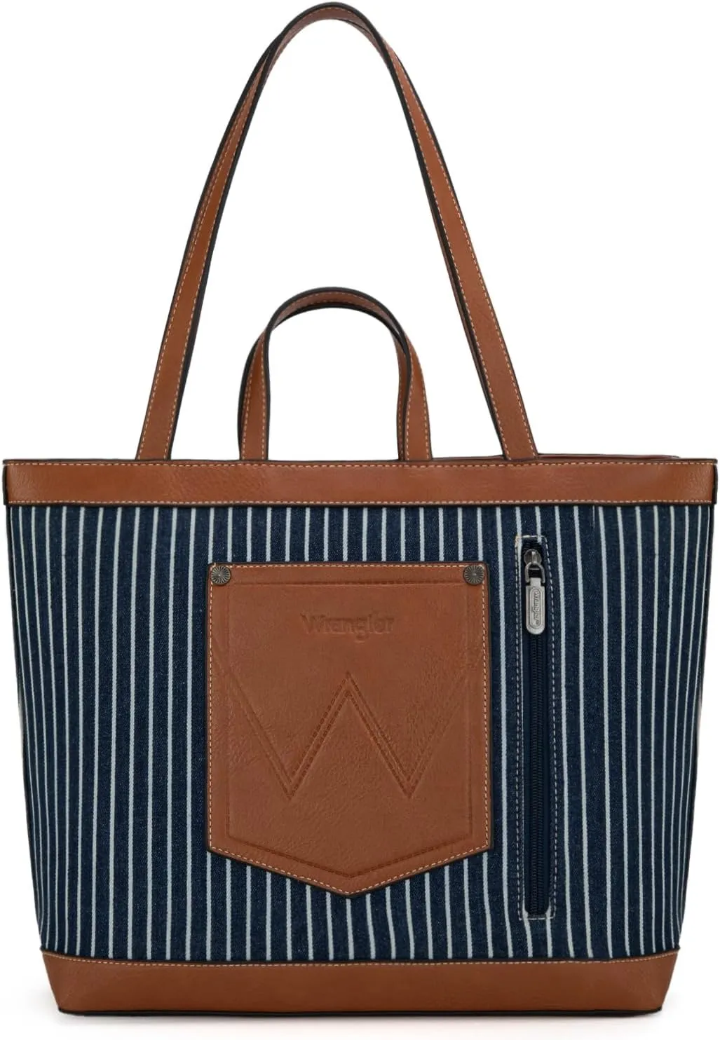 Wrangler Tote Bag for Women Vintage Top Handle Handbags and Shoulder Bag