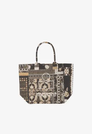 Yenky Printed Canvas Tote Bag