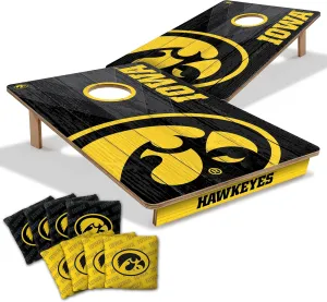 YouTheFan NCAA 2’ x 3’ Wood Cornhole Game with Logo Bags