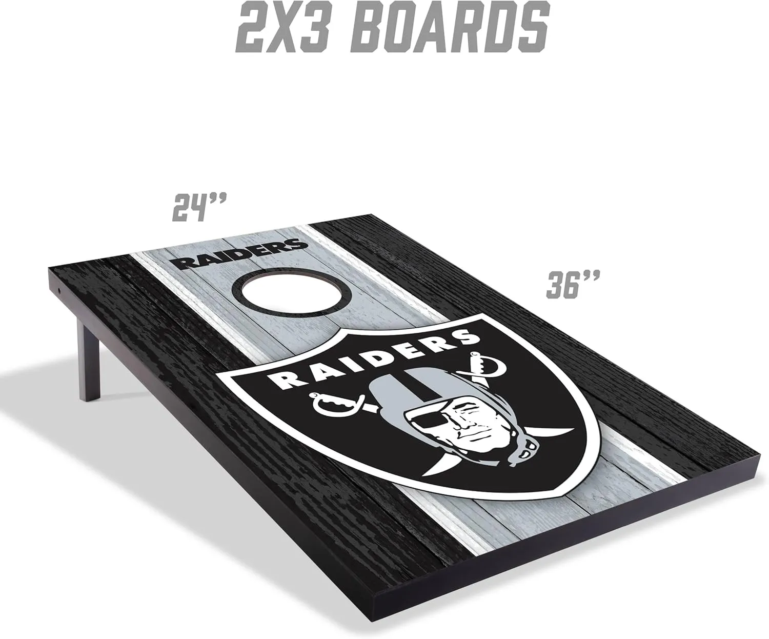 YouTheFan NFL 2' x 3' Portable Cornhole Game with Logo Bags