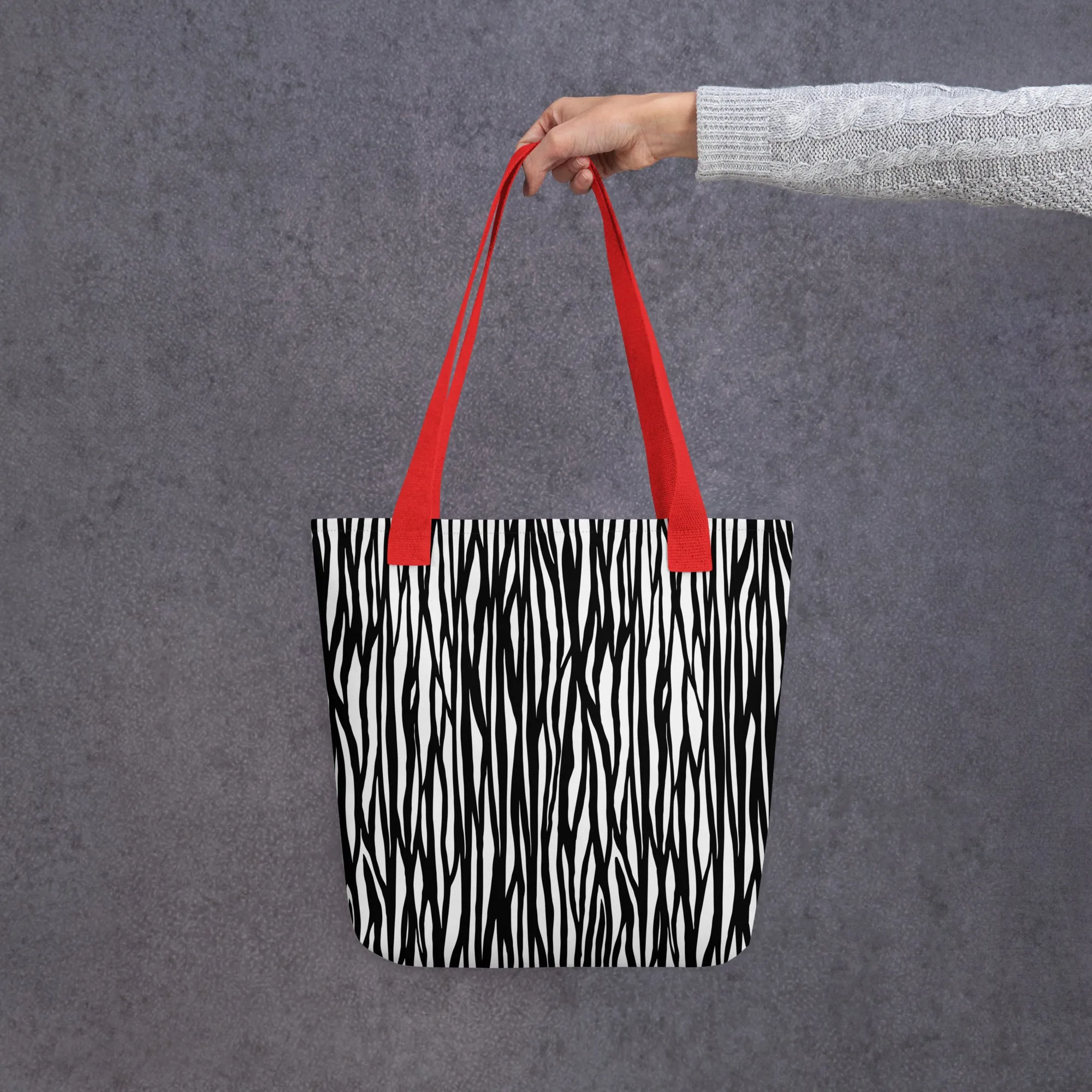 Zebra Print Tote Bag