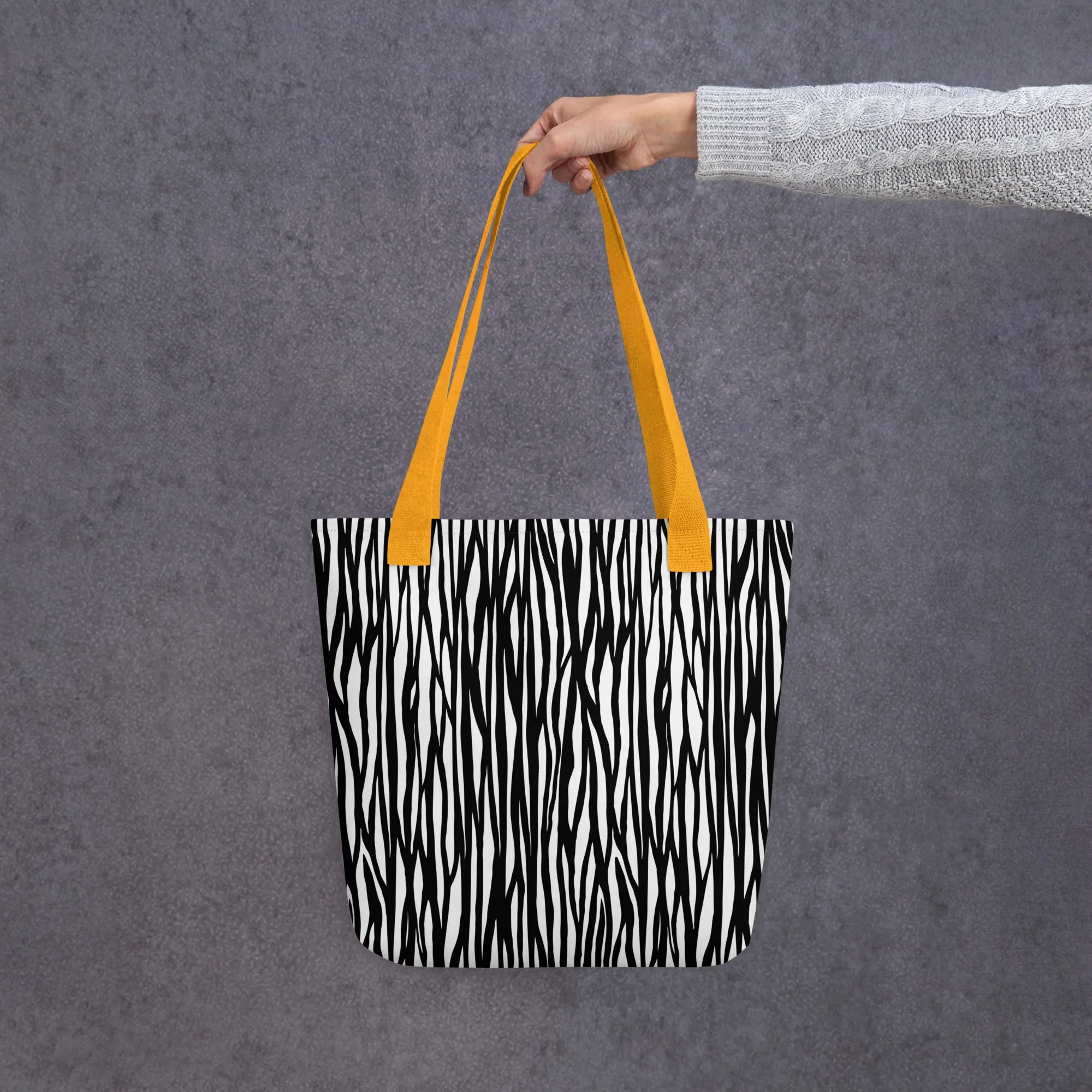 Zebra Print Tote Bag
